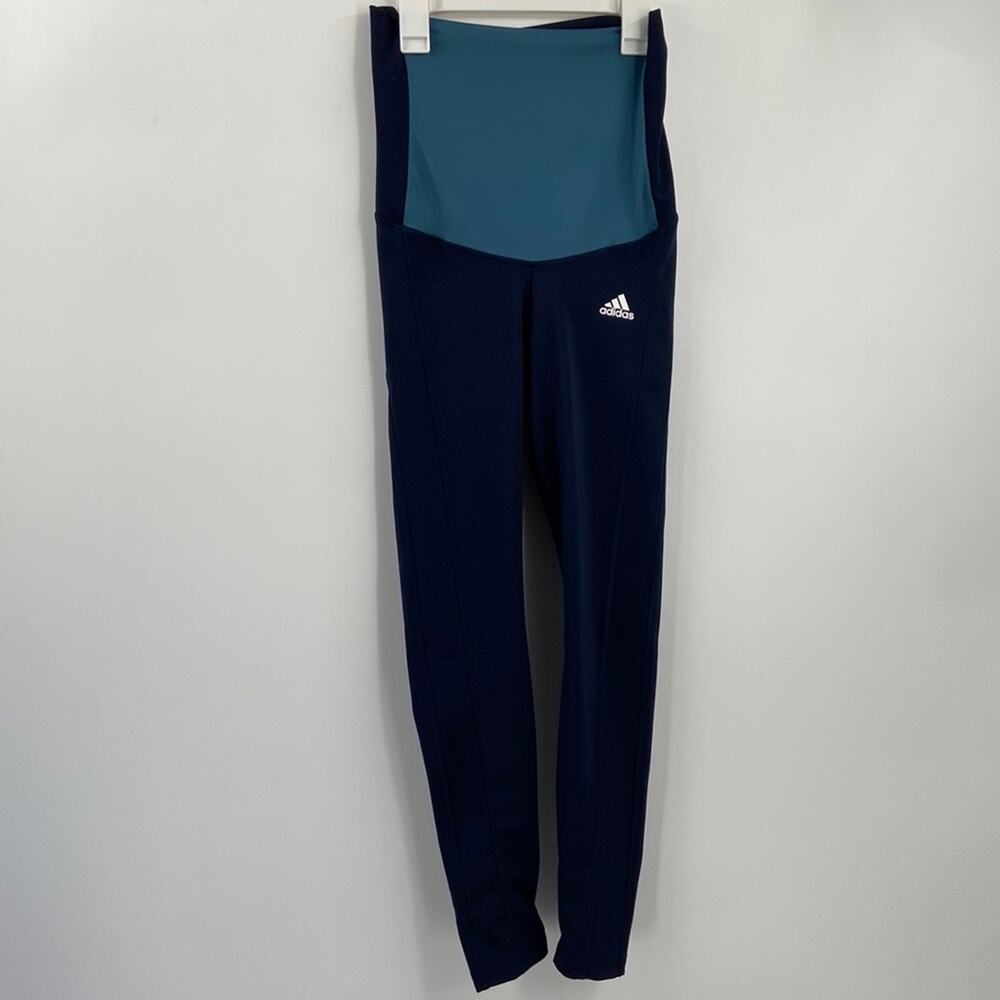 NWT Adidas maternity aeroready prime green leggings